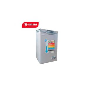 ❄️ Congélateur Horizontal 80L, SMART TECHNOLOGY STCC-102, Poignée incassable, Congélation rapide, Éclairage LED, robuste.